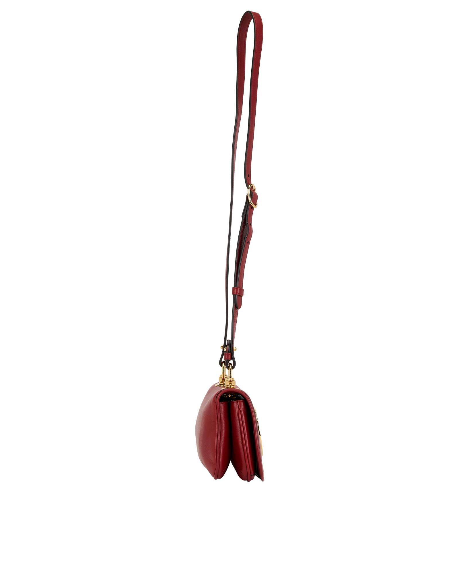 Mini Blondie, &pound;1,200, Handbags, Red, Leather, Side view